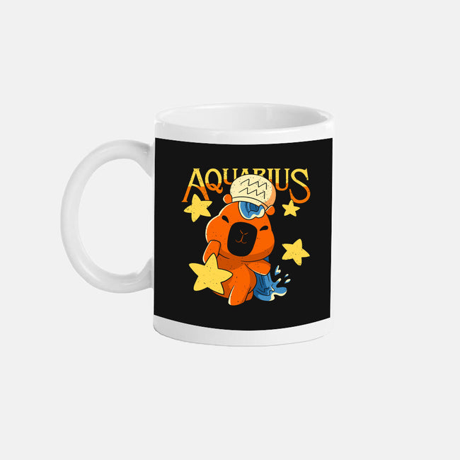 Capybara Aquarius-None-Mug-Drinkware-mmandy