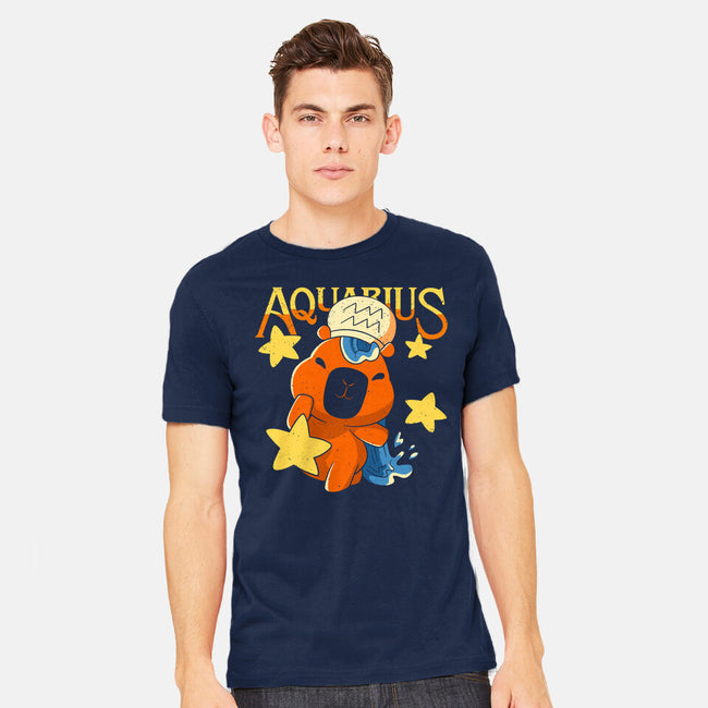 Capybara Aquarius-Mens-Heavyweight-Tee-mmandy