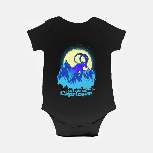 Keep Calm And Capricorn-Baby-Basic-Onesie-Ionfox