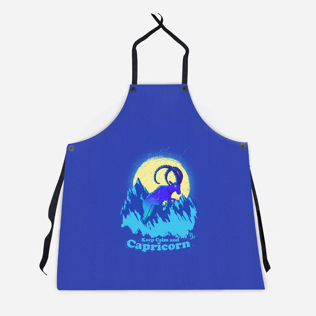 Keep Calm And Capricorn-Unisex-Kitchen-Apron-Ionfox
