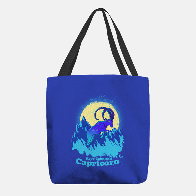 Keep Calm And Capricorn-None-Basic Tote-Bag-Ionfox