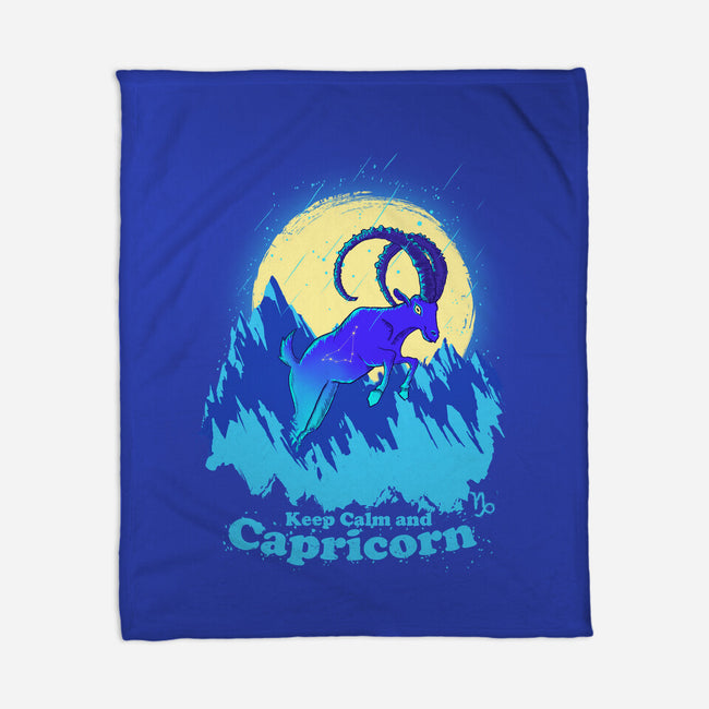 Keep Calm And Capricorn-None-Fleece-Blanket-Ionfox