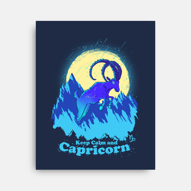 Keep Calm And Capricorn-None-Stretched-Canvas-Ionfox