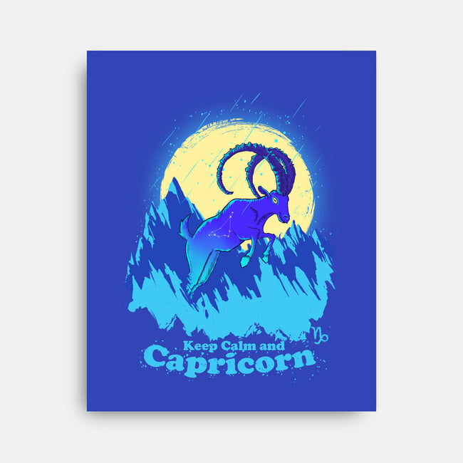 Keep Calm And Capricorn-None-Stretched-Canvas-Ionfox