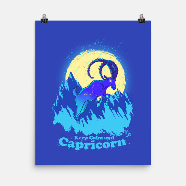 Keep Calm And Capricorn-None-Matte-Poster-Ionfox