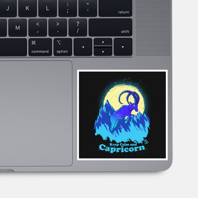 Keep Calm And Capricorn-None-Glossy-Sticker-Ionfox