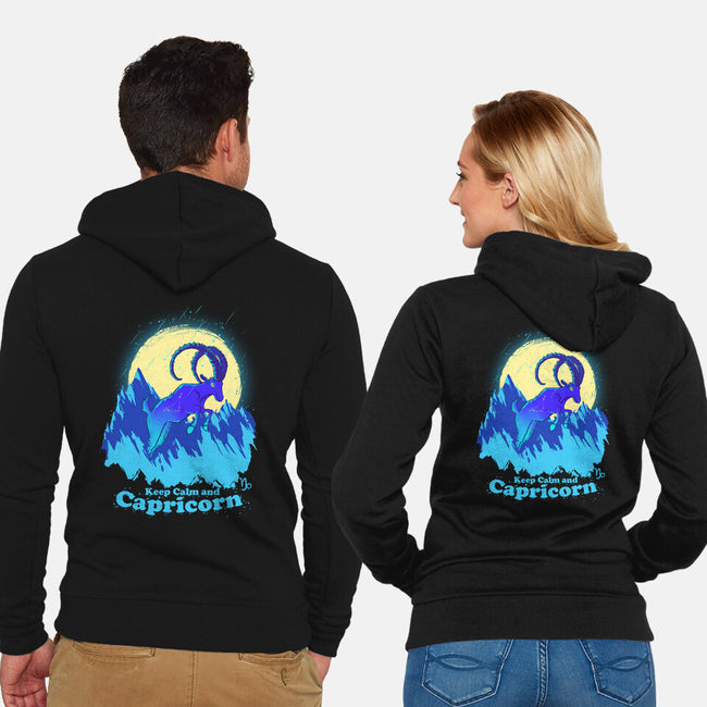 Keep Calm And Capricorn-Unisex-Zip-Up-Sweatshirt-Ionfox