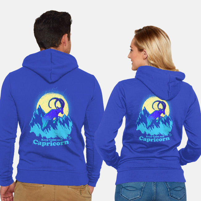 Keep Calm And Capricorn-Unisex-Zip-Up-Sweatshirt-Ionfox