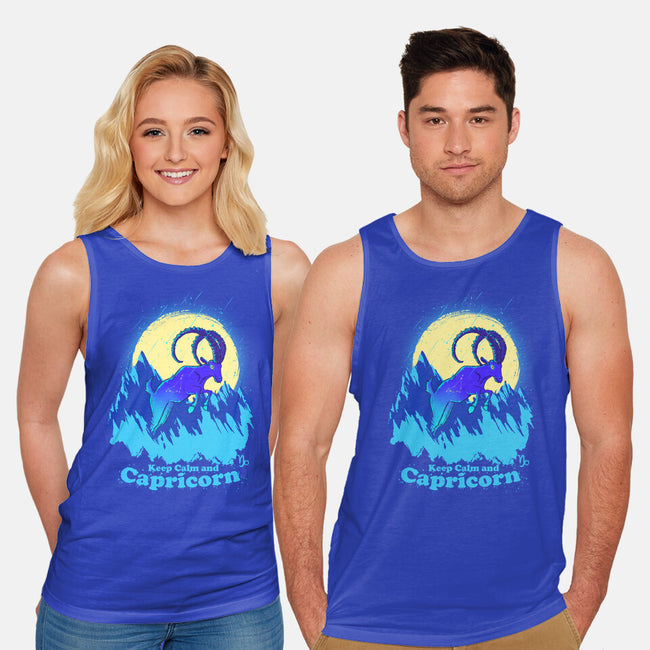 Keep Calm And Capricorn-Unisex-Basic-Tank-Ionfox