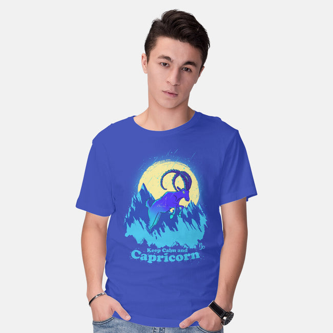 Keep Calm And Capricorn-Mens-Basic-Tee-Ionfox