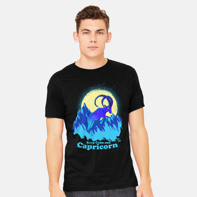 Keep Calm And Capricorn-Mens-Heavyweight-Tee-Ionfox