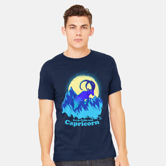 Keep Calm And Capricorn-Mens-Heavyweight-Tee-Ionfox
