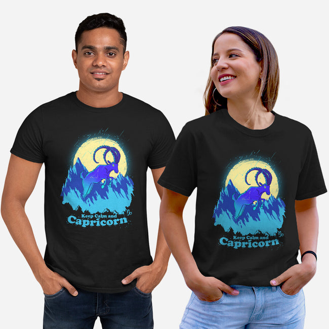 Keep Calm And Capricorn-Unisex-Basic-Tee-Ionfox