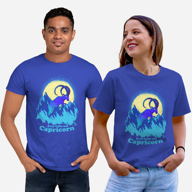 Keep Calm And Capricorn-Unisex-Basic-Tee-Ionfox