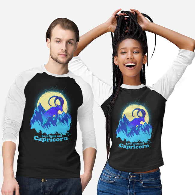 Keep Calm And Capricorn-Unisex-Baseball-Tee-Ionfox