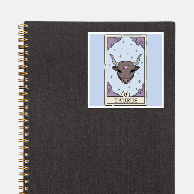 Taurus Card-None-Glossy-Sticker-Maria