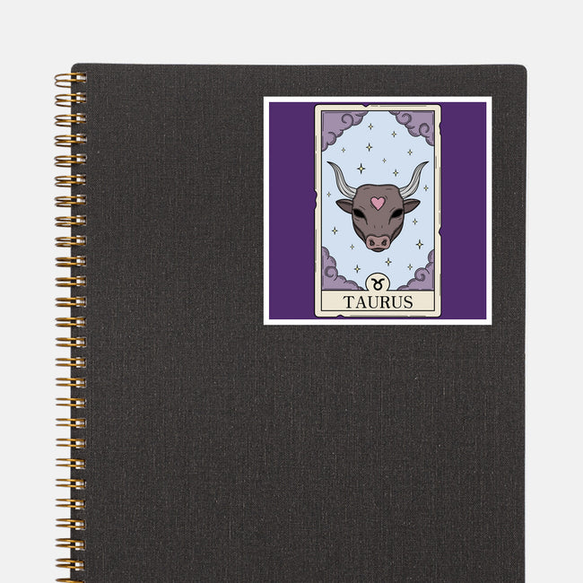 Taurus Card-None-Glossy-Sticker-Maria