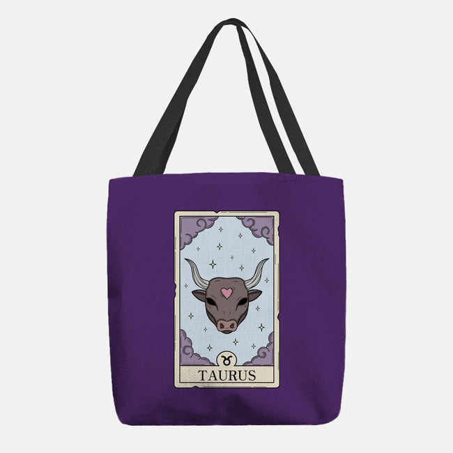Taurus Card-None-Basic Tote-Bag-Maria