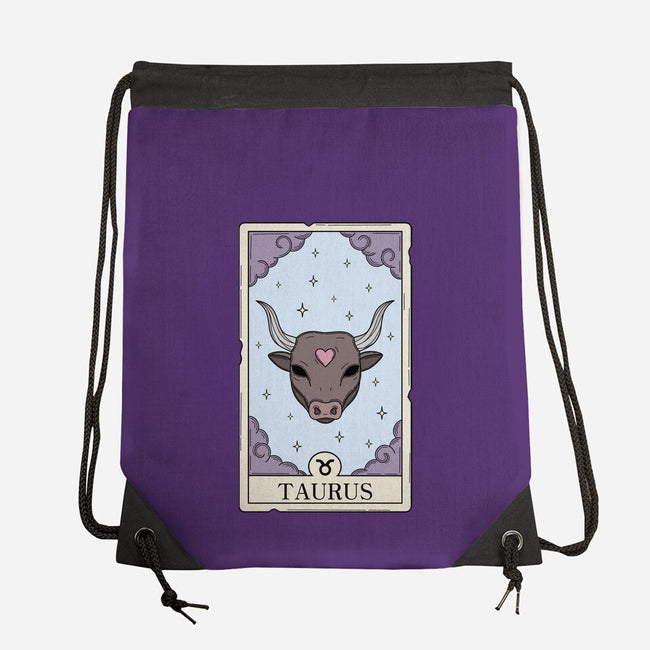 Taurus Card-None-Drawstring-Bag-Maria