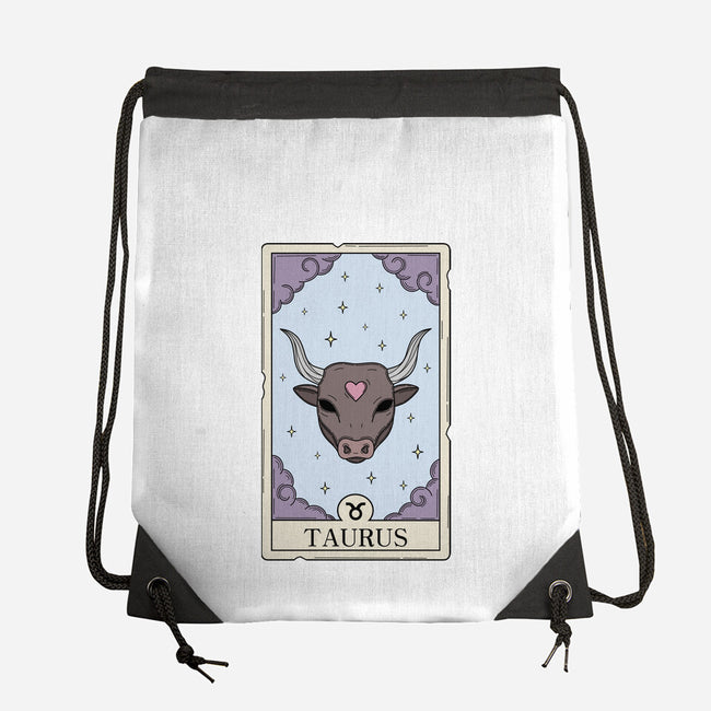 Taurus Card-None-Drawstring-Bag-Maria
