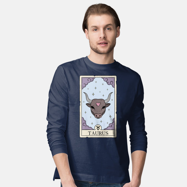 Taurus Card-Mens-Long Sleeved-Tee-Maria