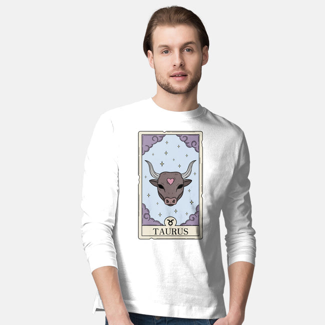 Taurus Card-Mens-Long Sleeved-Tee-Maria