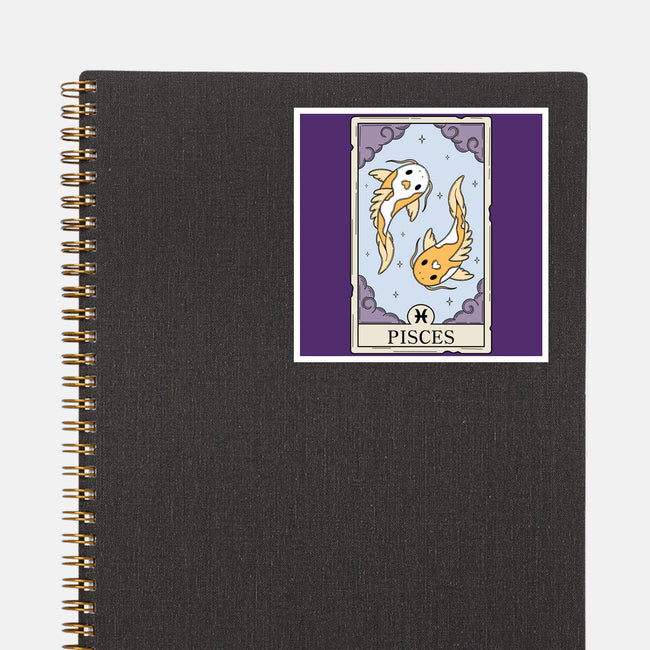 Pisces Card-None-Glossy-Sticker-Maria