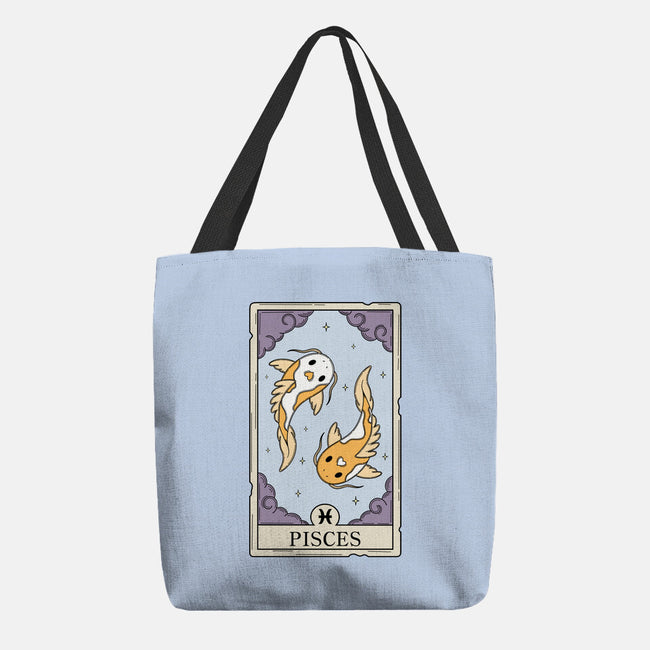 Pisces Card-None-Basic Tote-Bag-Maria