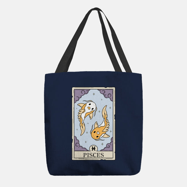 Pisces Card-None-Basic Tote-Bag-Maria