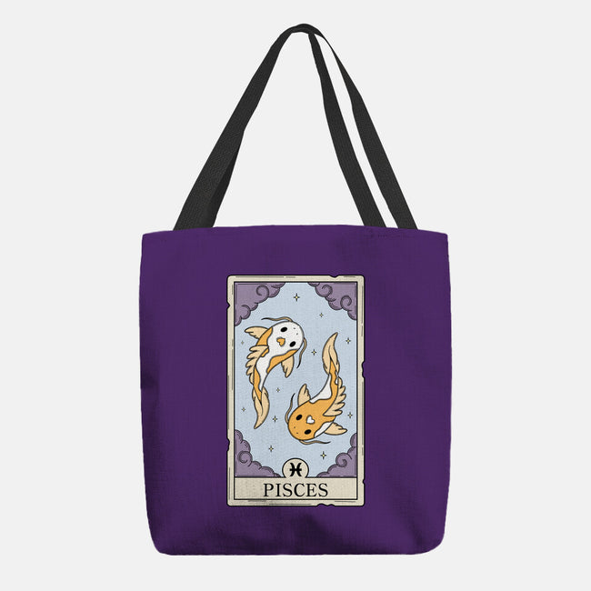 Pisces Card-None-Basic Tote-Bag-Maria