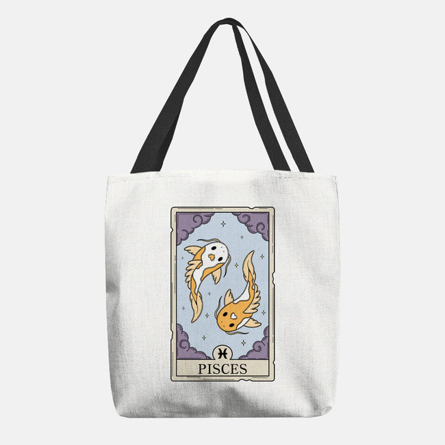 Pisces Card-None-Basic Tote-Bag-Maria