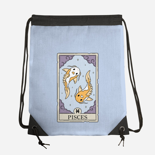 Pisces Card-None-Drawstring-Bag-Maria