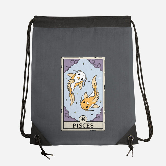 Pisces Card-None-Drawstring-Bag-Maria