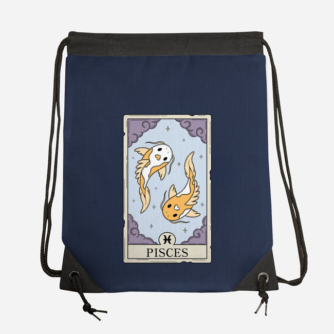 Pisces Card-None-Drawstring-Bag-Maria