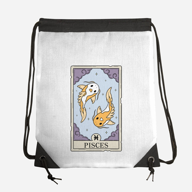 Pisces Card-None-Drawstring-Bag-Maria
