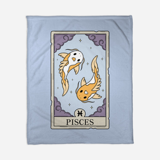 Pisces Card-None-Fleece-Blanket-Maria