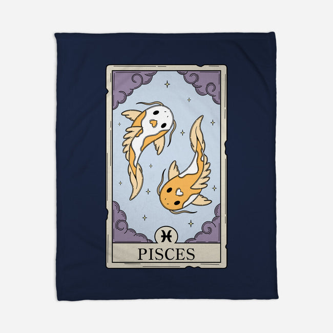 Pisces Card-None-Fleece-Blanket-Maria