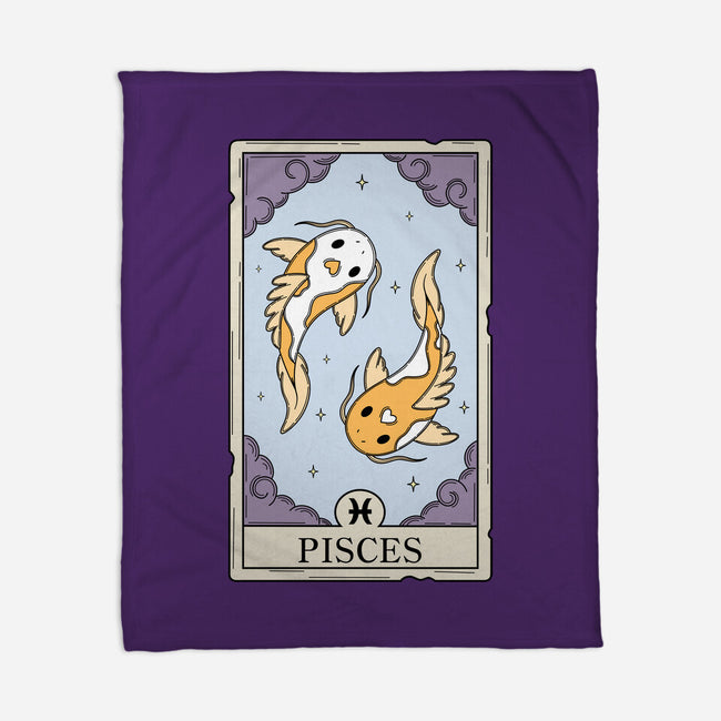 Pisces Card-None-Fleece-Blanket-Maria