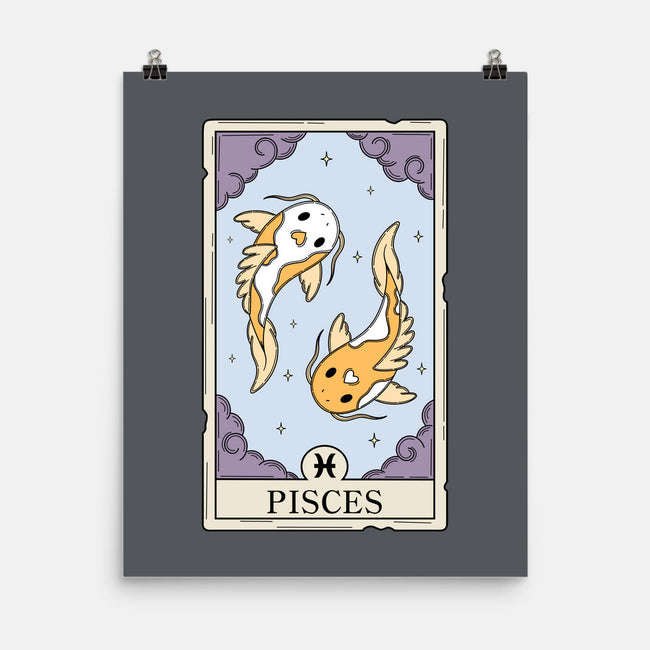 Pisces Card-None-Matte-Poster-Maria