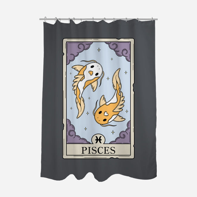 Pisces Card-None-Polyester-Shower Curtain-Maria