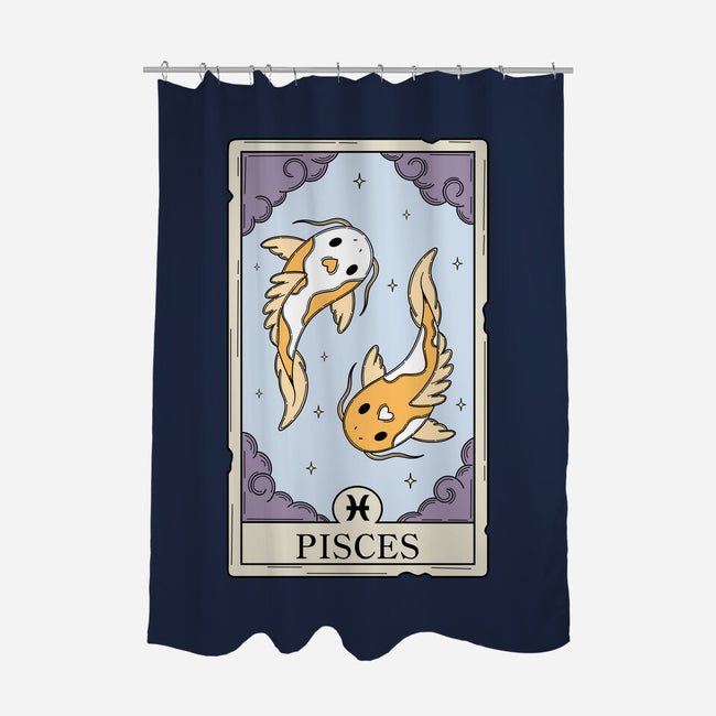 Pisces Card-None-Polyester-Shower Curtain-Maria