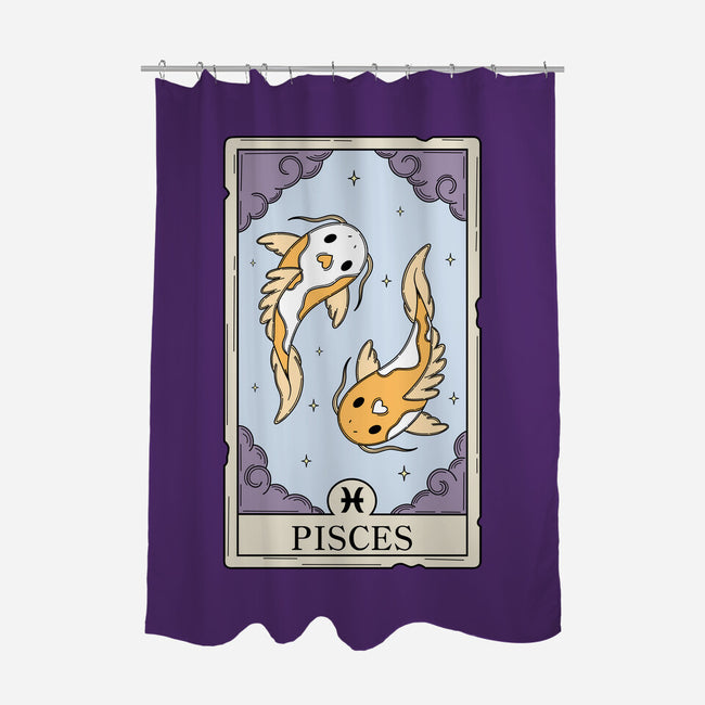 Pisces Card-None-Polyester-Shower Curtain-Maria