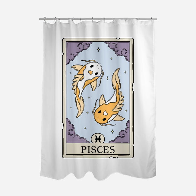 Pisces Card-None-Polyester-Shower Curtain-Maria