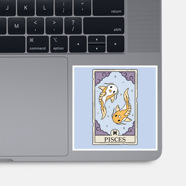 Pisces Card-None-Glossy-Sticker-Maria