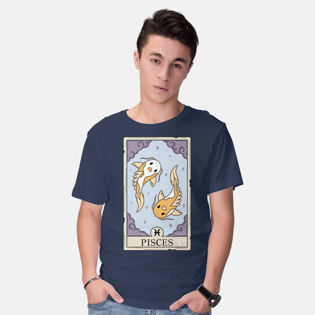 Pisces Card-Mens-Basic-Tee-Maria