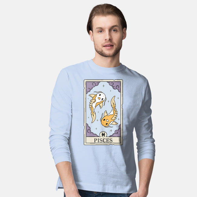 Pisces Card-Mens-Long Sleeved-Tee-Maria