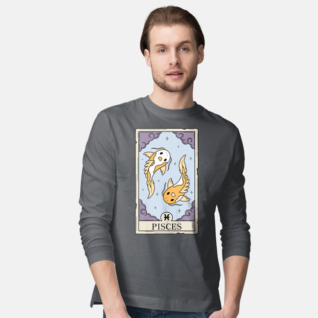 Pisces Card-Mens-Long Sleeved-Tee-Maria