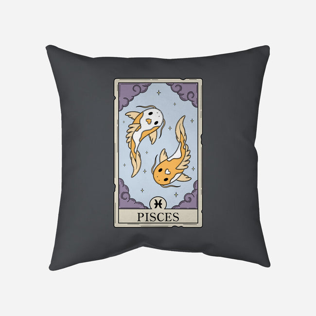 Pisces Card-None-Removable Cover w Insert-Throw Pillow-Maria