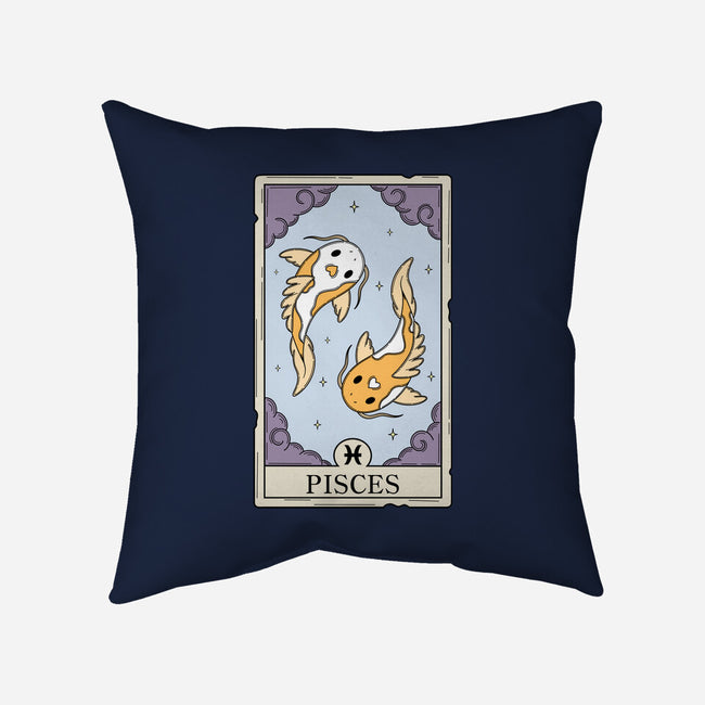 Pisces Card-None-Removable Cover w Insert-Throw Pillow-Maria