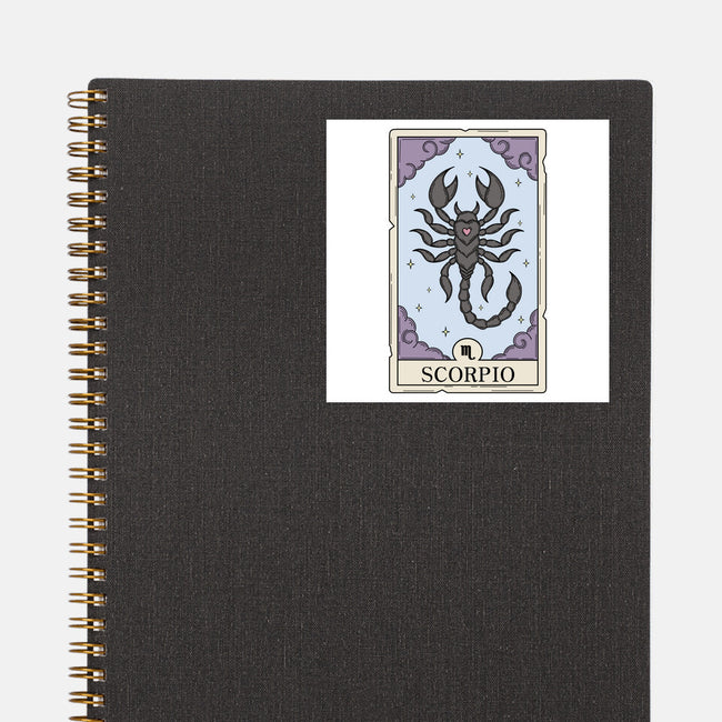 Scorpio Card-None-Glossy-Sticker-Maria
